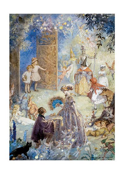 Door to Fairytale Land - Storybook Classics Print