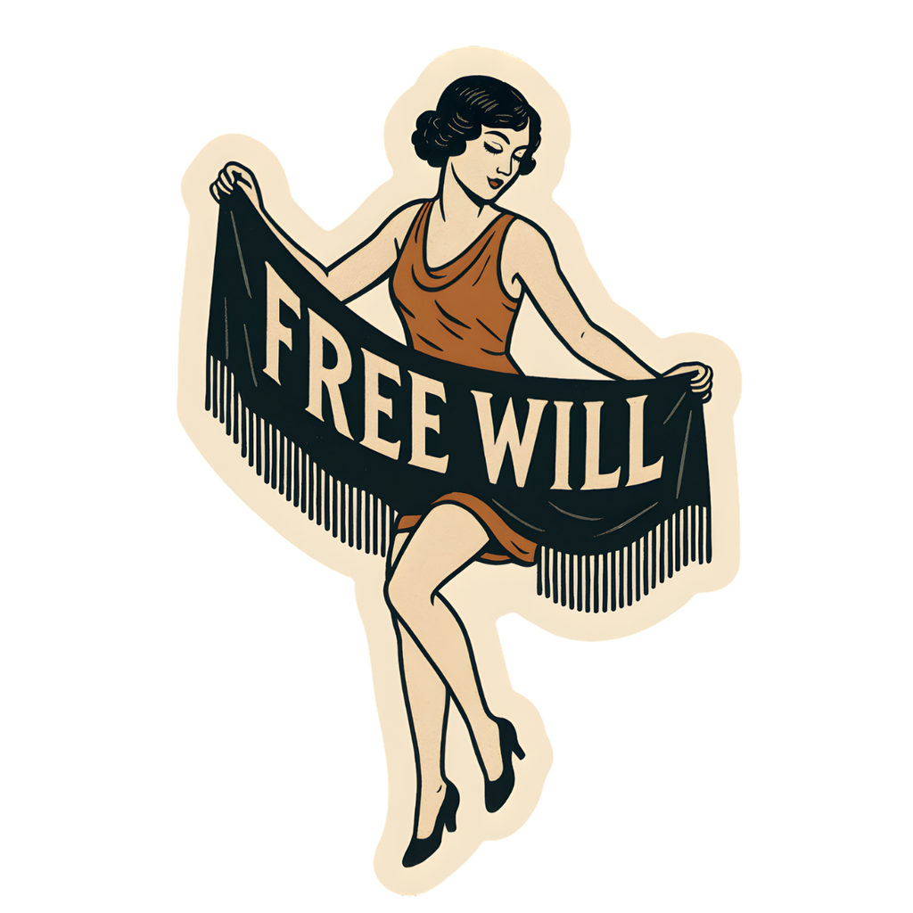 Free Will Sticker 