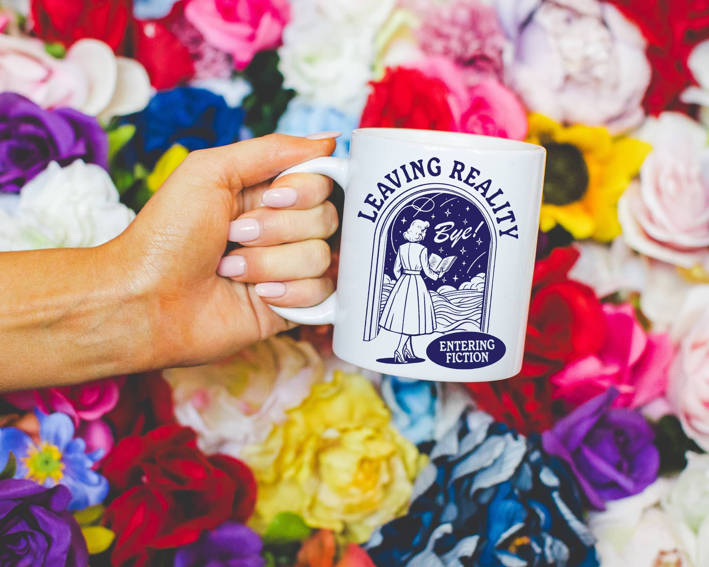 Book Lover Leaving Reality Mug
