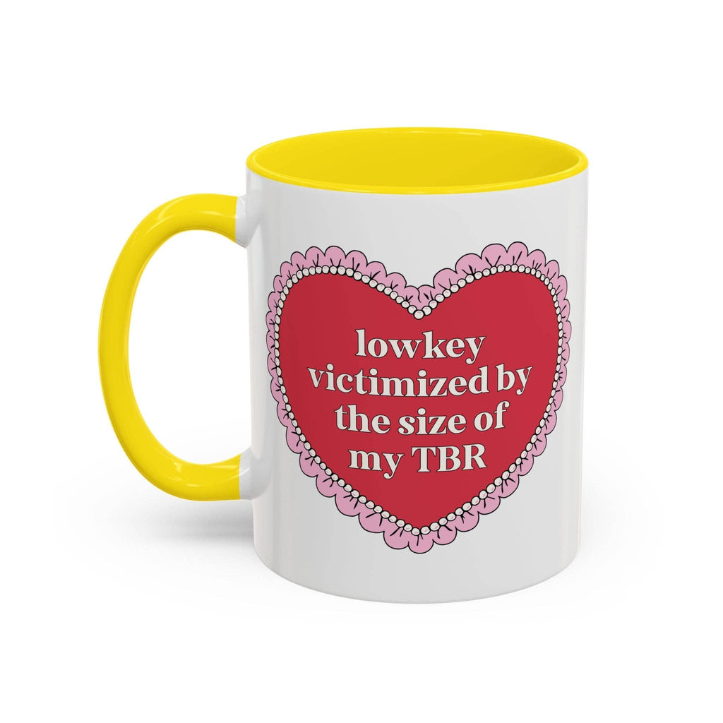 Lowkey Victimized by the Size of My TBR Coffee Mug