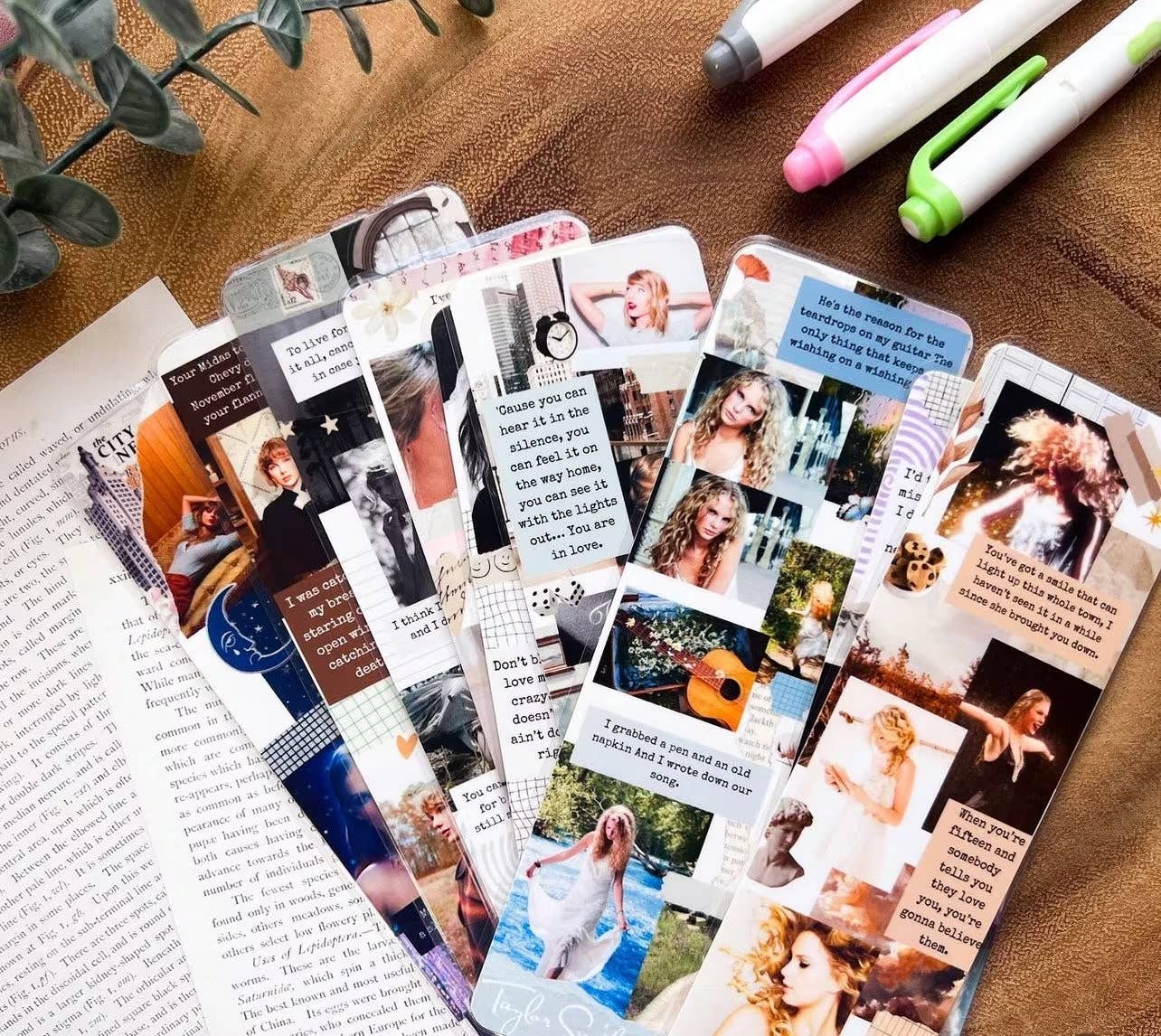 Musical Collage Bookmarks