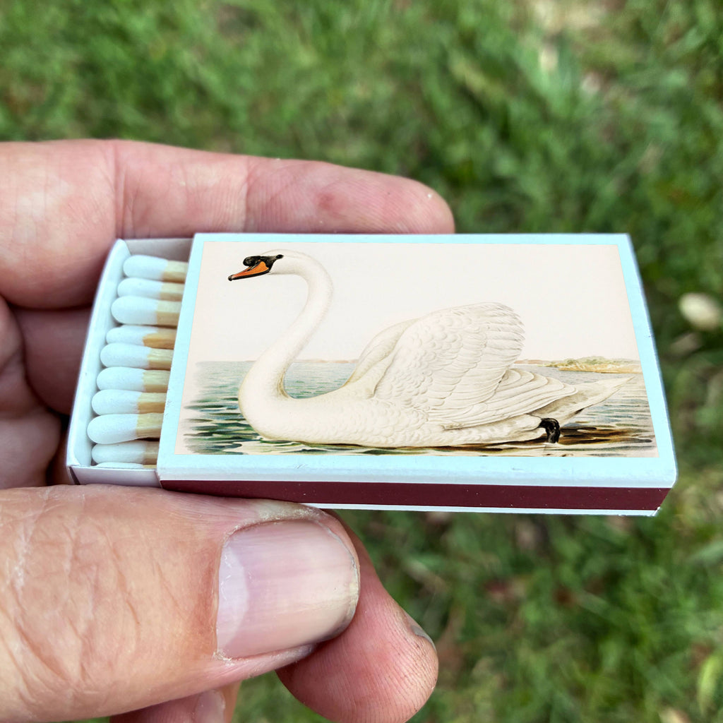 Matches • Swan Matchboxes • Home Decor for Candles & Incense